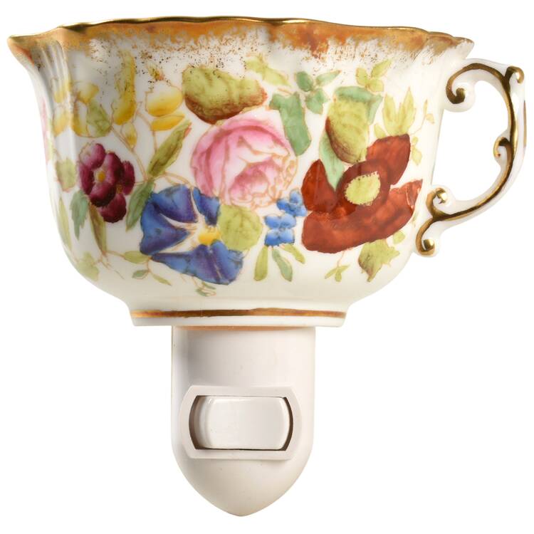 Queen Ann 1 5/8" + cup (H) Night Light/Cup HC