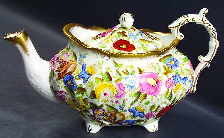 Queen Ann Teapot & Lid