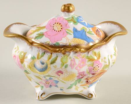 Queen Ann Sugar Bowl & Lid