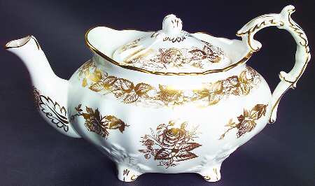Rose Point Teapot & Lid
