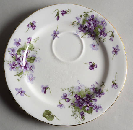 Victorian Violets Snack Plate