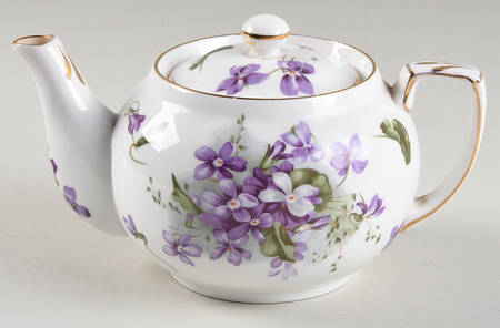 Victorian Violets Mini Teapot & Lid
