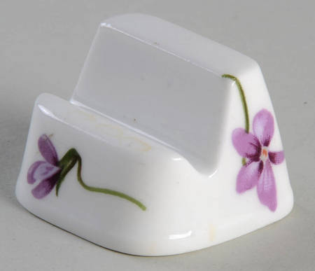 Victorian Violets Small Placard/Place Card Holder