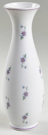 Victorian Violets 7" Bud Vase