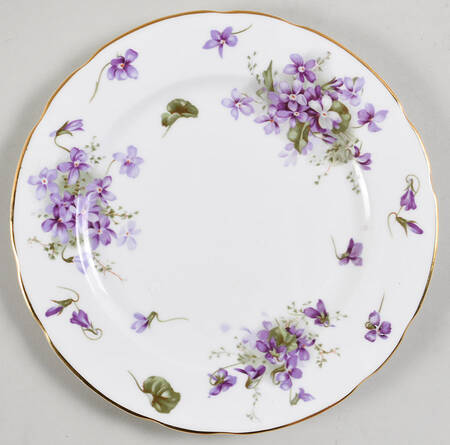 Victorian Violets Salad Plate by Hammersley