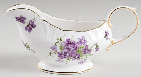 Victorian Violets Underplate for Gravy Boat