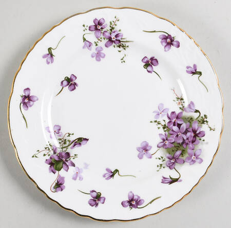 Victorian Violets Dessert/Pie Plate