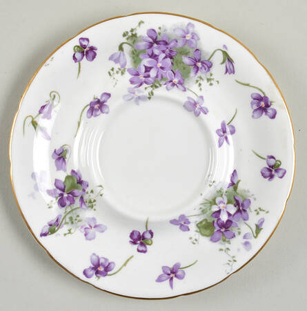 Victorian Violets Underplate for Ink Well