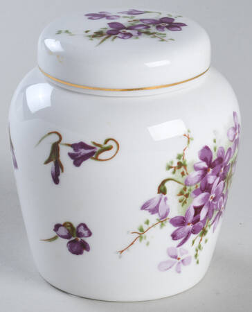 Victorian Violets Small Ginger Jar & Lid