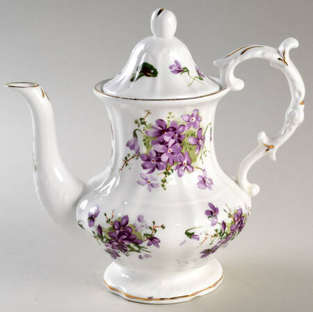 Victorian Violets Small Coffee Pot & Lid
