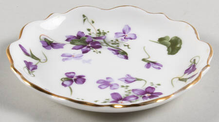 Victorian Violets 4" Round Sweet Dish
