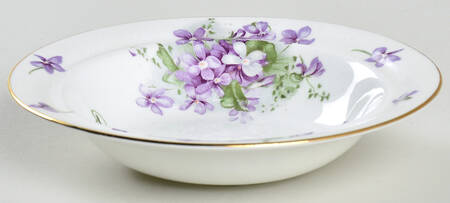 Victorian Violets Round Butter No Lid