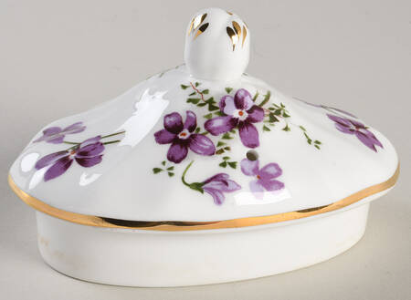 Victorian Violets Lid for Teapot