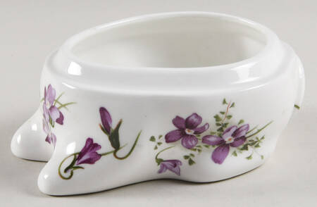 Victorian Violets Rabbit Box No Lid