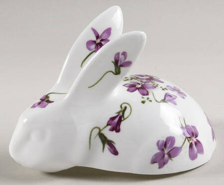 Victorian Violets Lid for Rabbit Box