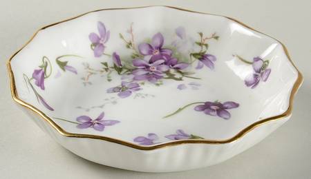 Victorian Violets 4" Savoy Sweet Dish