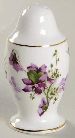 Victorian Violets Salt & Pepper Set