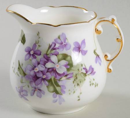 Victorian Violets Creamer