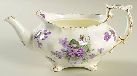 Victorian Violets Mini Teapot No Lid