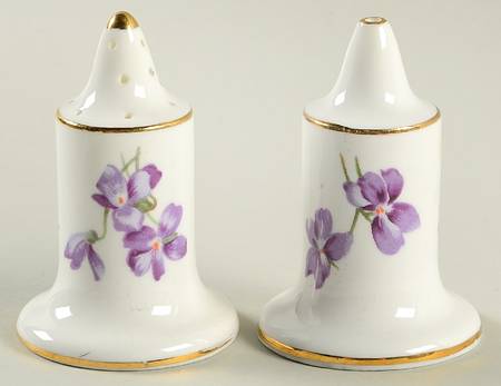 Victorian Violets Salt & Pepper Set