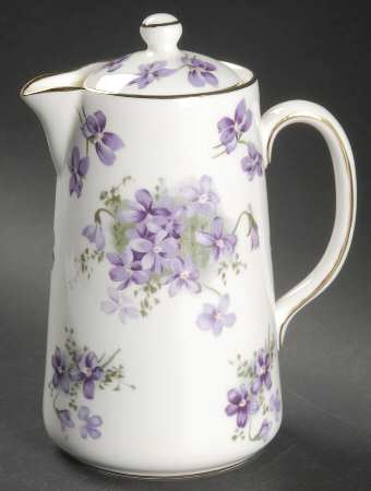 Victorian Violets Large Syrup with Lid
