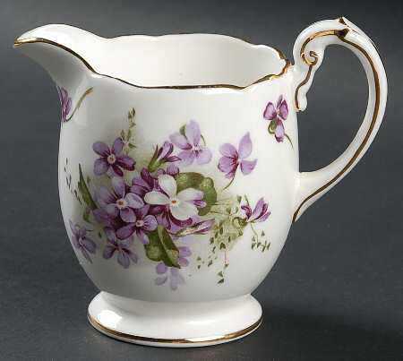 Victorian Violets Creamer