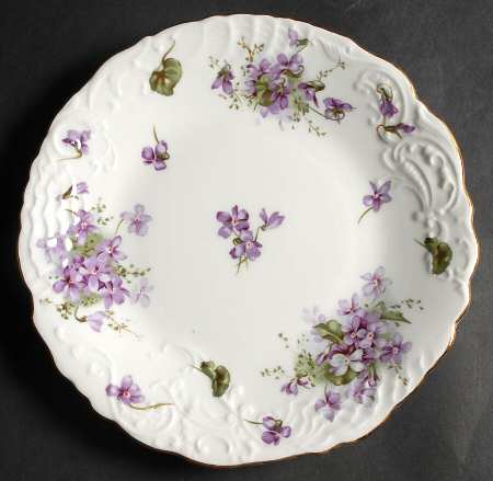 Victorian Violets Cookie Plate