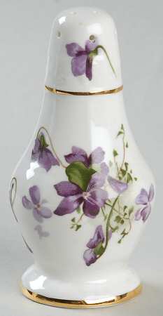 Victorian Violets Salt Shaker