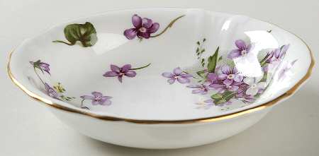 Victorian Violets Fruit/Dessert (Sauce) Bowl