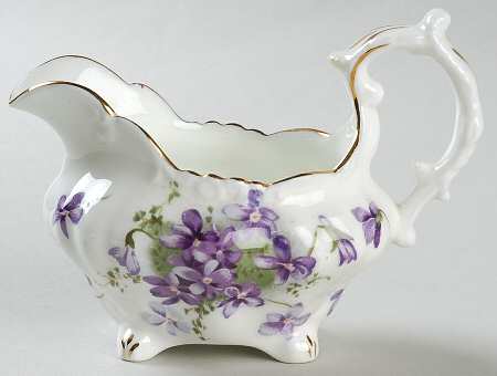 Victorian Violets Creamer