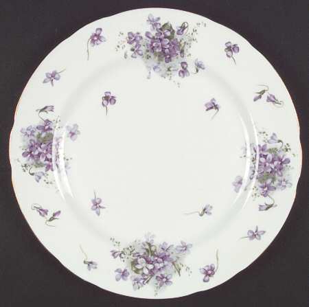 Victorian Violets Dinner Plate