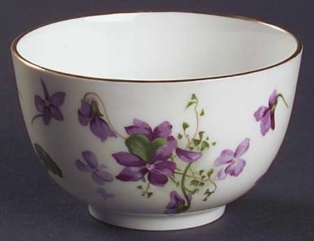 Victorian Violets Mini Open Sugar Bowl