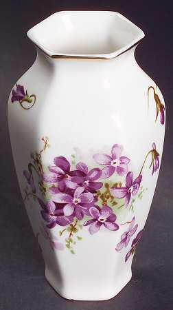 Victorian Violets 4" Vase