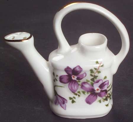 Victorian Violets Miniature Watering Can