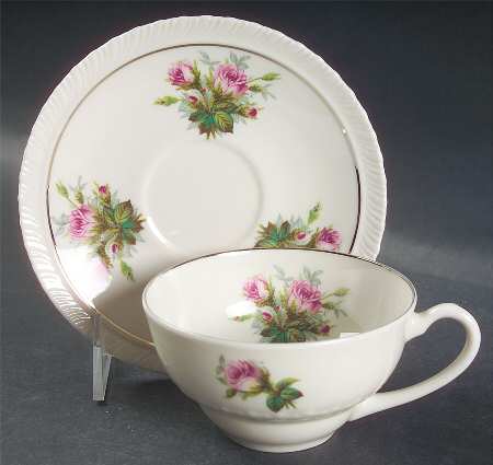 Anniversary Flat Cup & Saucer Set