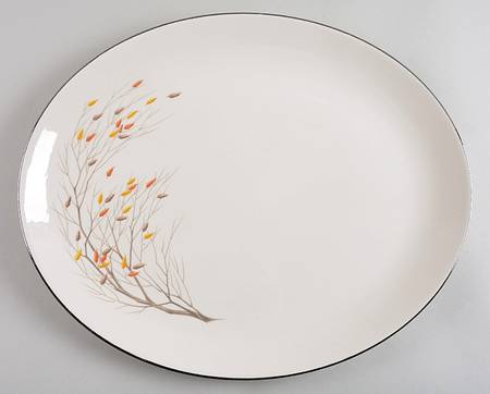 Autumn 15" Oval Serving Platter