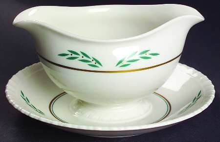 Coronation Gravy Boat with Attached Underplate