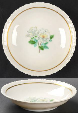 Silver Rose Fruit/Dessert (Sauce) Bowl