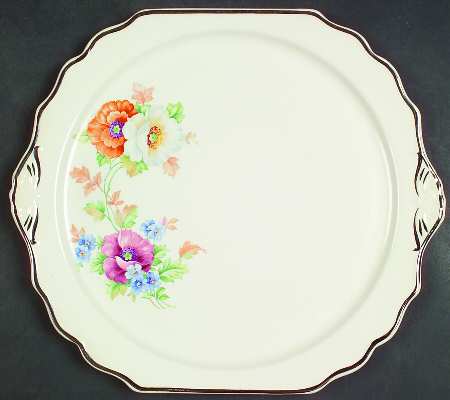 Amy Square Handled Cake Plate