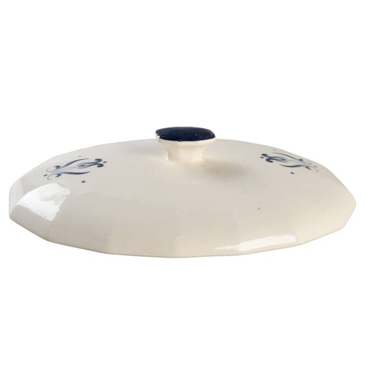 Blue Dane Lid for Oval Covered Divided Vegetable