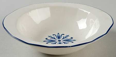 Blue Dane Lugged Cereal Bowl