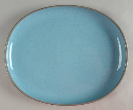 Blue Mist 13" Oval Serving Platter