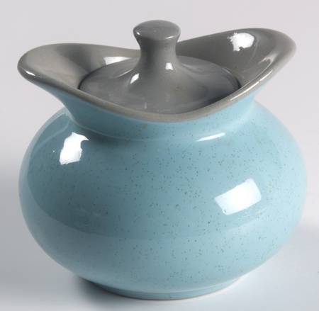 Blue Mist Sugar Bowl & Lid