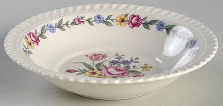 Bouquet Rim Fruit/Dessert (Sauce) Bowl