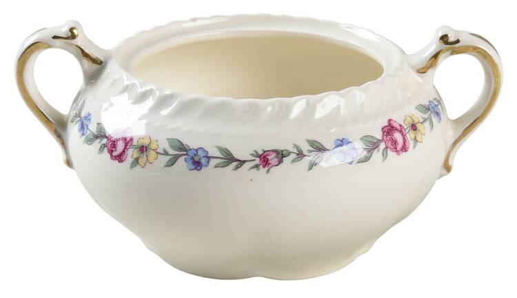 Bouquet Sugar Bowl No Lid
