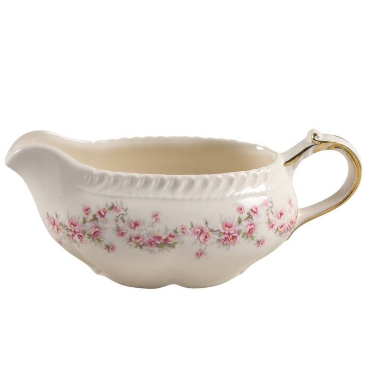 Bridal Rose (Royal Gadroon, No Trim) Gravy Boat