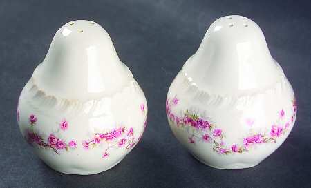 Bridal Rose (Royal Gadroon, No Trim) Salt & Pepper Set