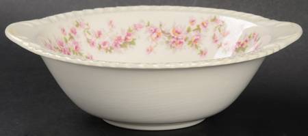 Bridal Rose (Royal Gadroon, No Trim) Lugged Cereal Bowl
