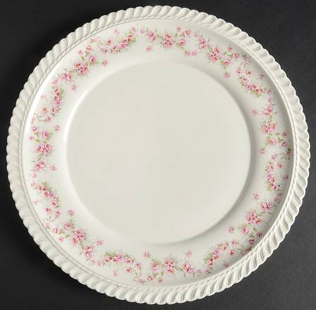 Bridal Rose (Royal Gadroon, No Trim) Luncheon Plate