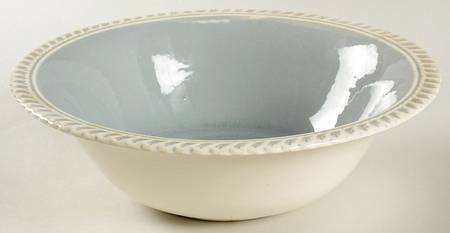 Chesterton Light Gray 8" Round Vegetable Bowl